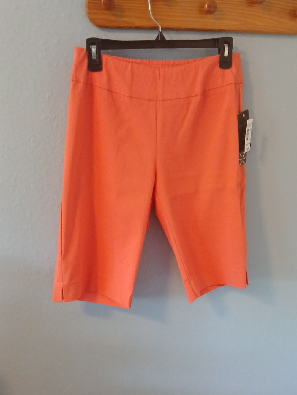 NWT Zac & Rachel Coral Pull-On Bermuda Shorts - Size 8